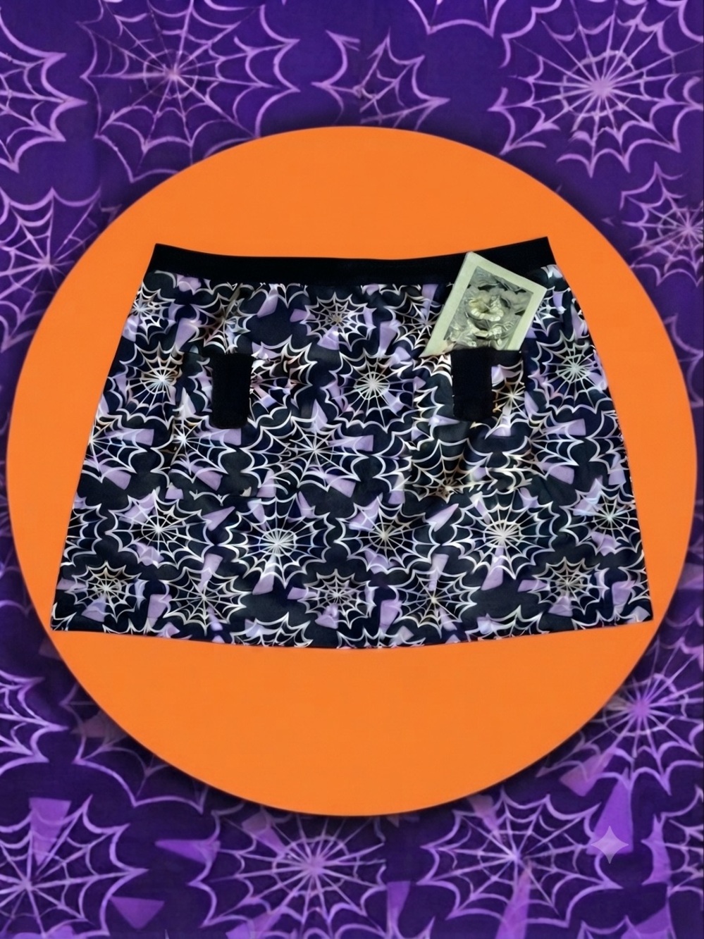 Unique Vintage Smak Parlour Retro Mod Goth Whimsigoth Psychobilly Alt Skirt 3X